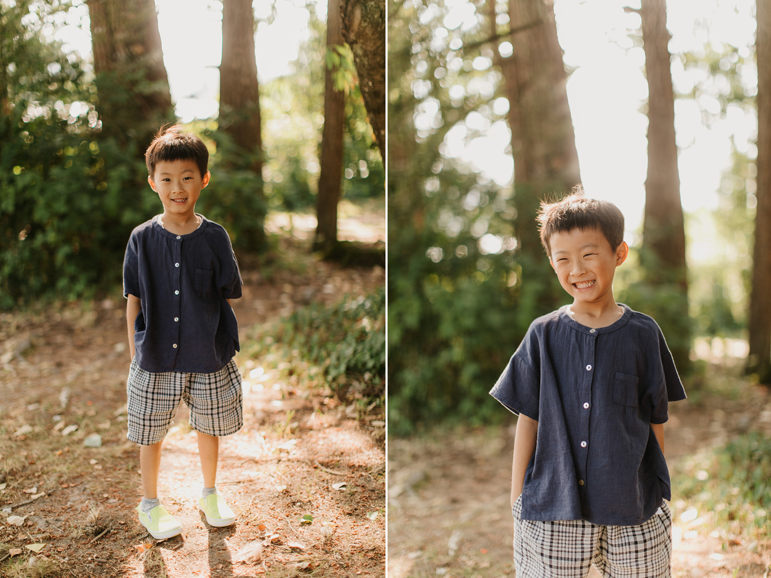 deer lake park family photos in vancouver