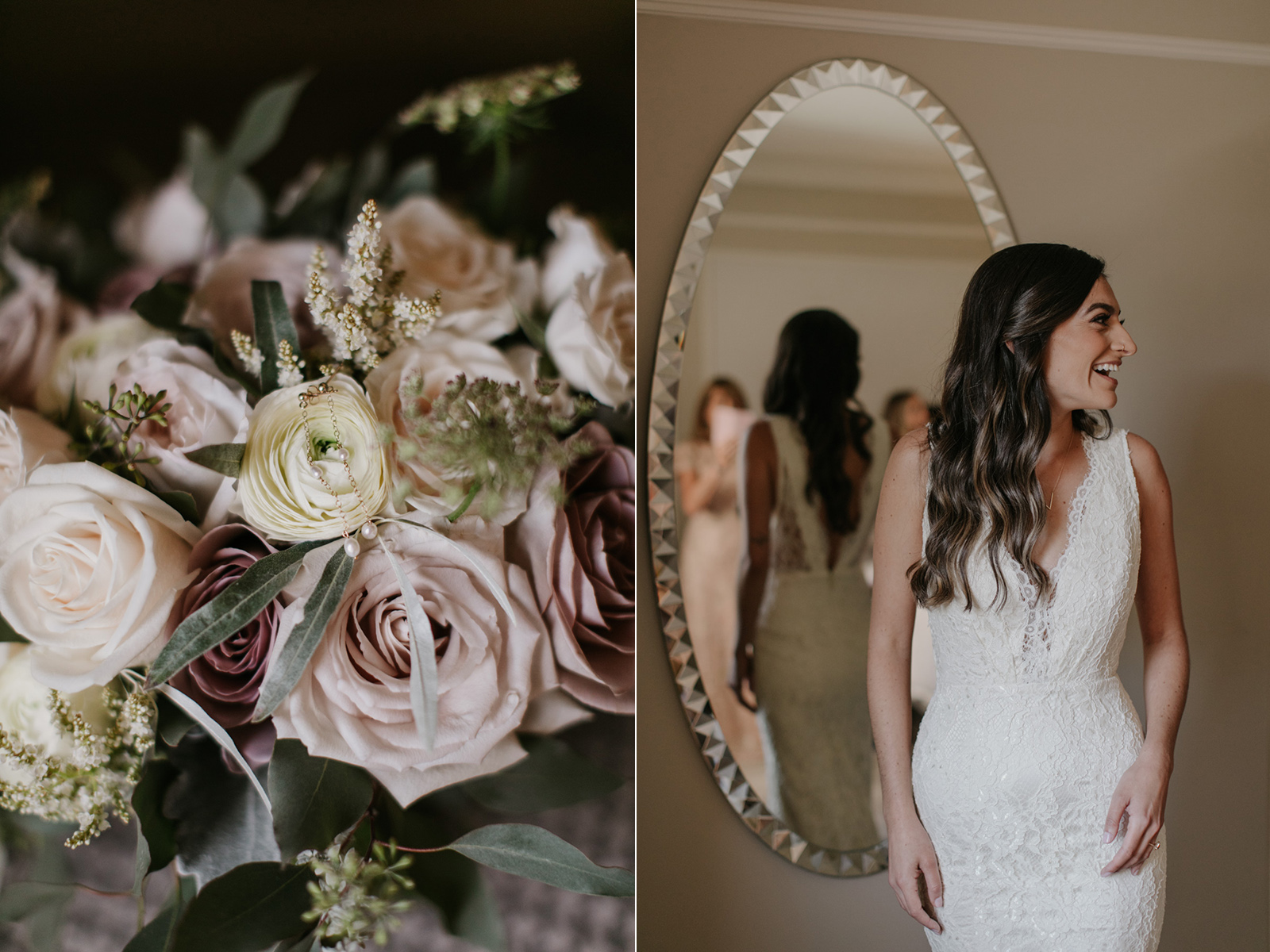 fairmont hotel vancouver bride getting ready