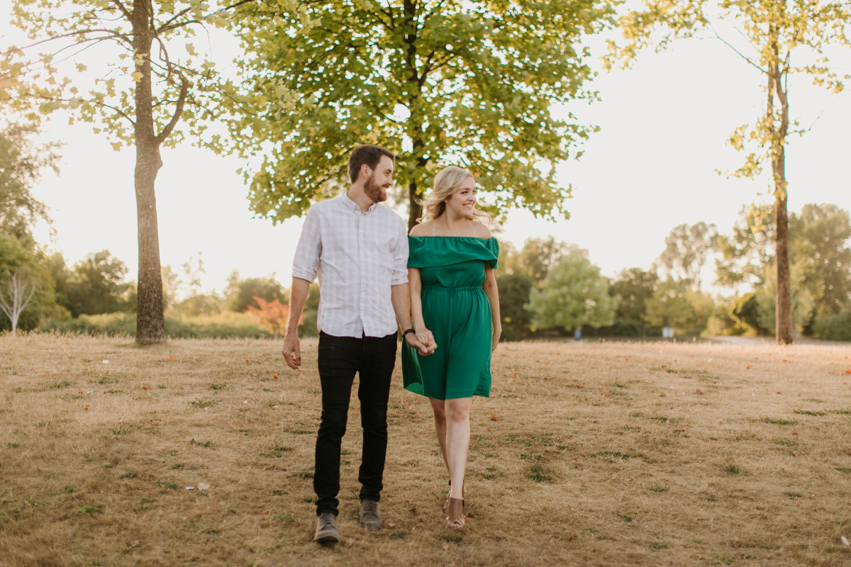 jericho beach engagement photos at sunset in vancouver