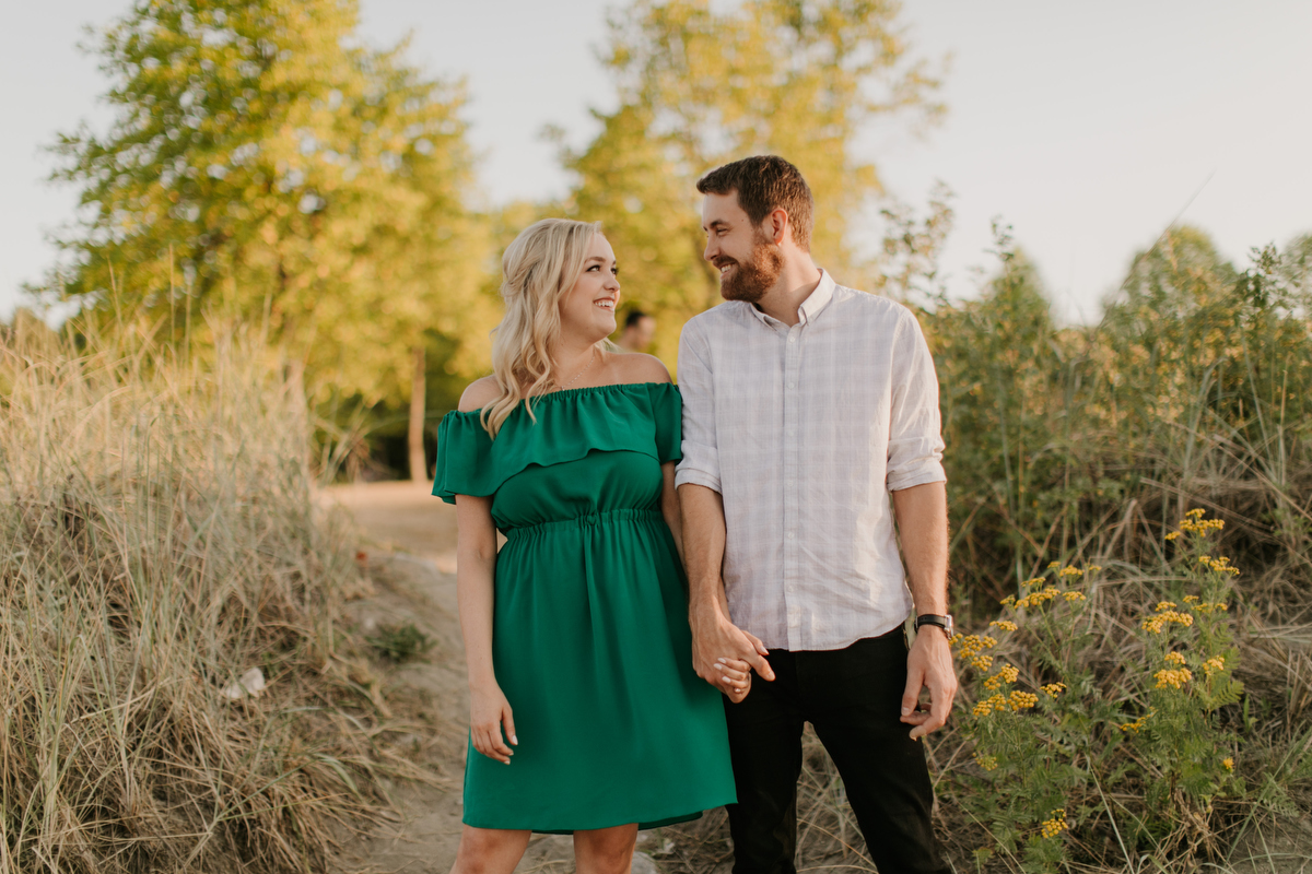 jericho beach engagement photos at sunset in vancouver