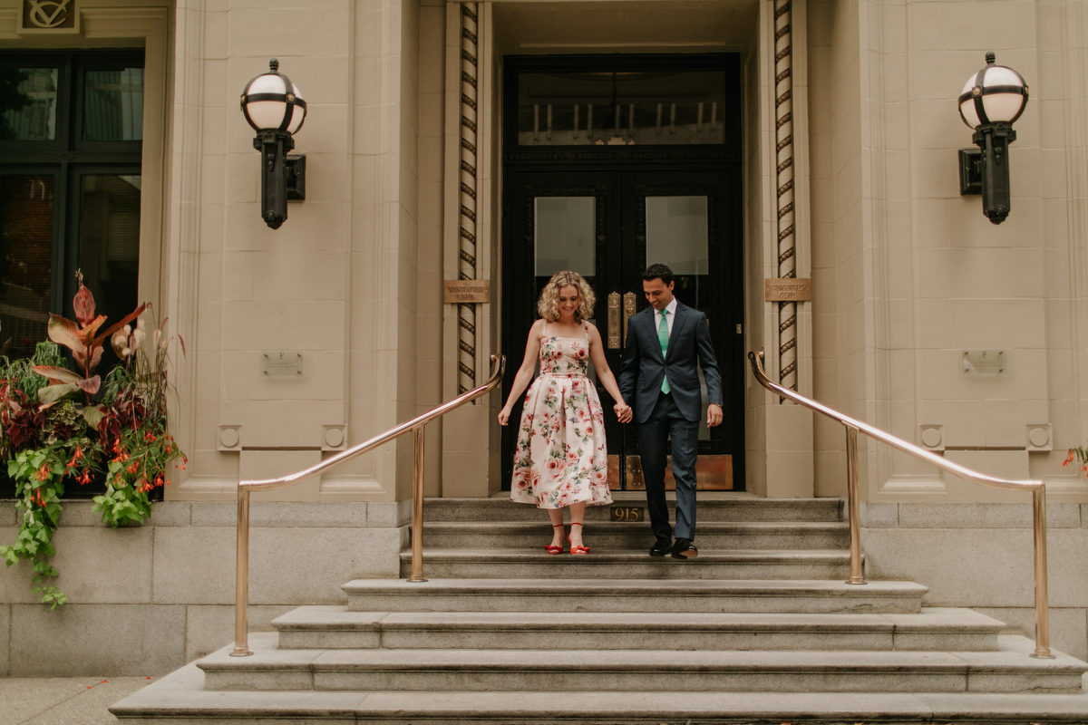 vancouver club wedding on the rooftop
