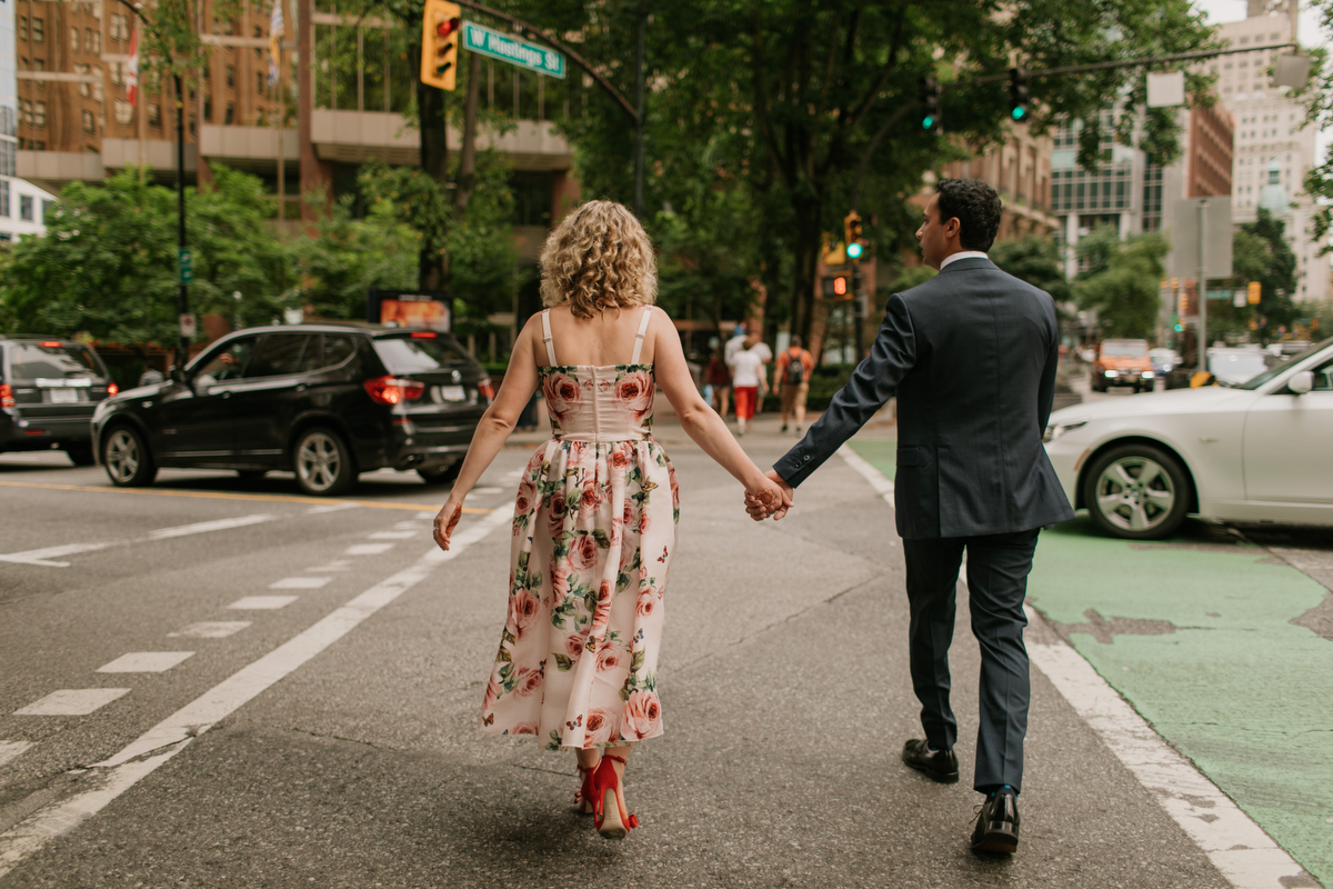 vancouver club wedding on the rooftop