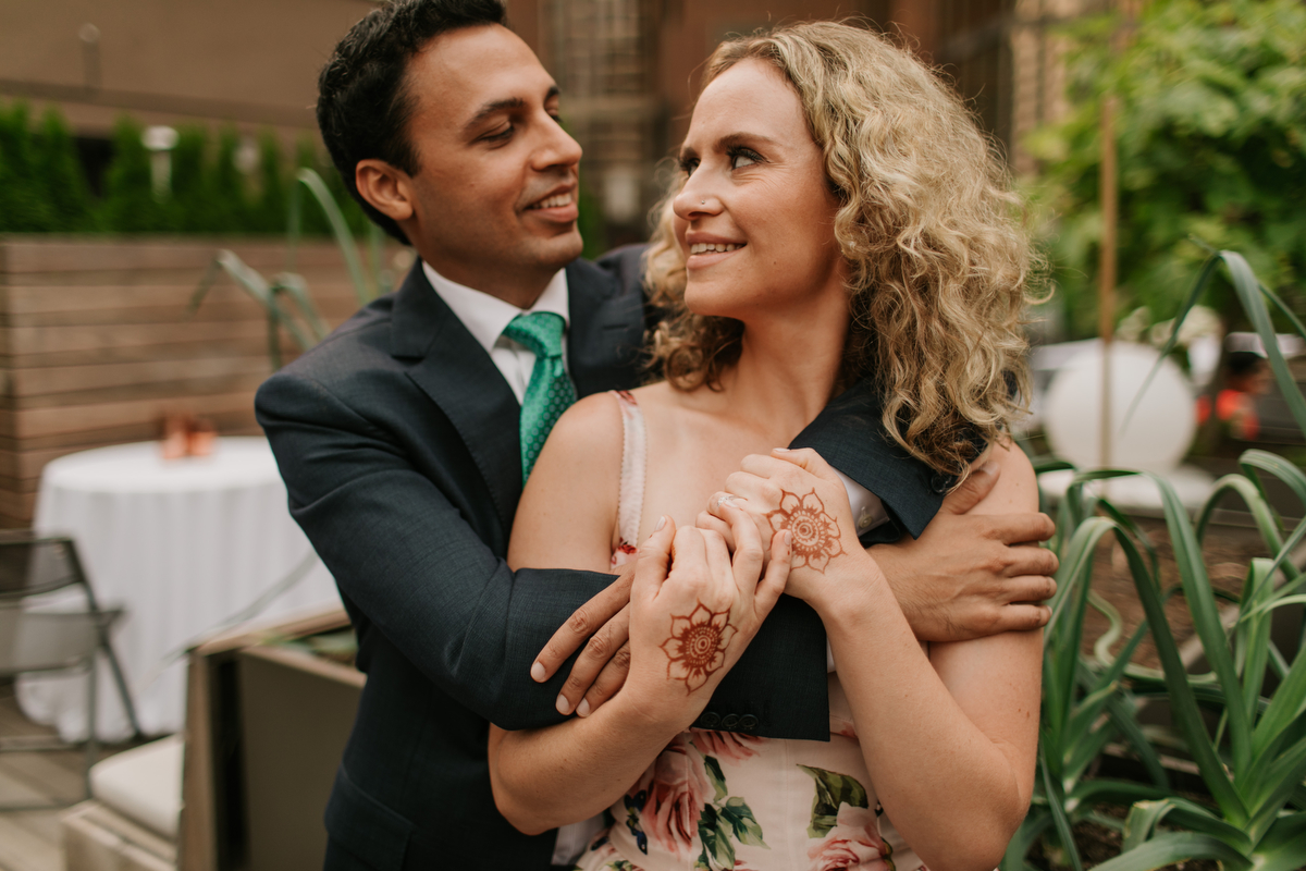 vancouver club wedding on the rooftop