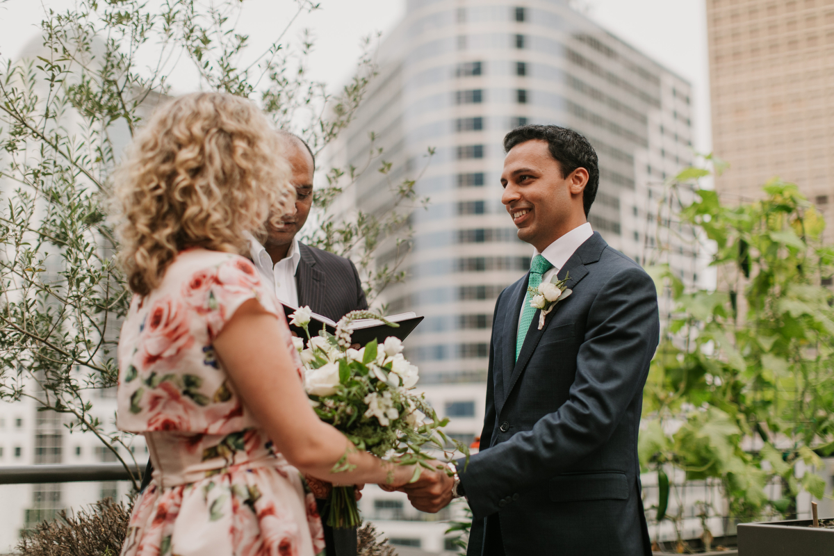 vancouver club wedding on the rooftop