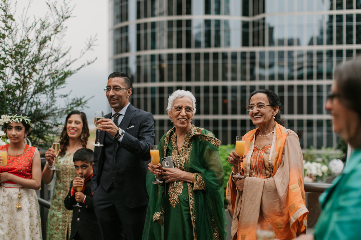 vancouver club wedding on the rooftop