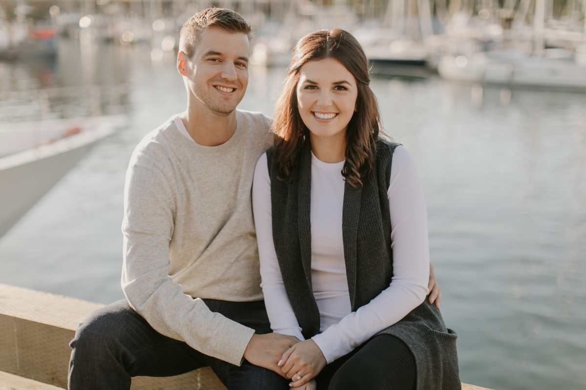 engagement photos at granville island