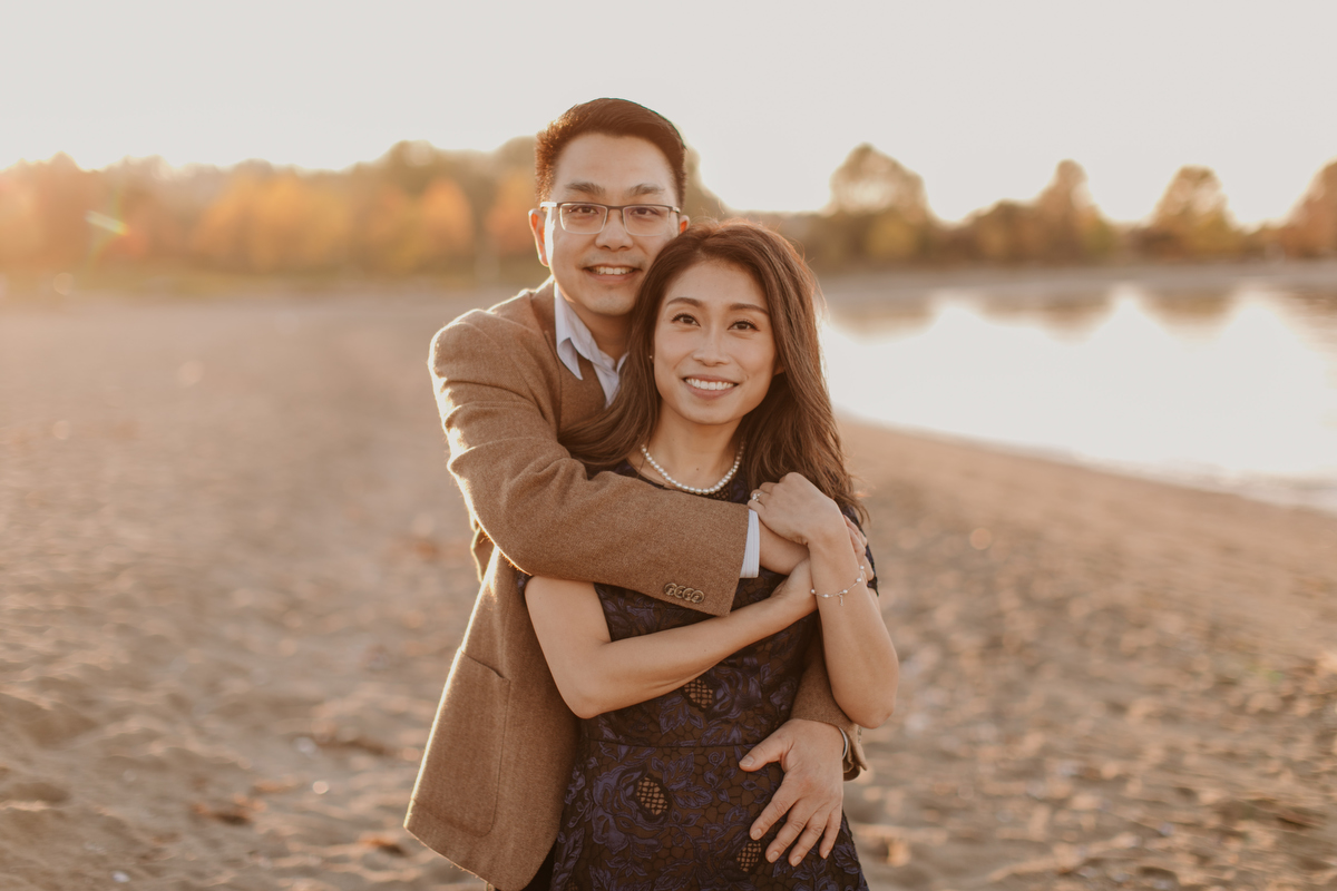 jericho beach engagement photos