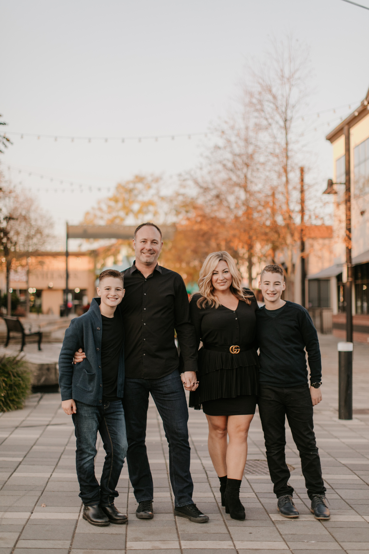 family photos in downtown langley