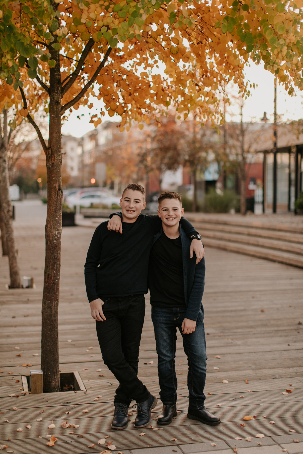 family photos in downtown langley