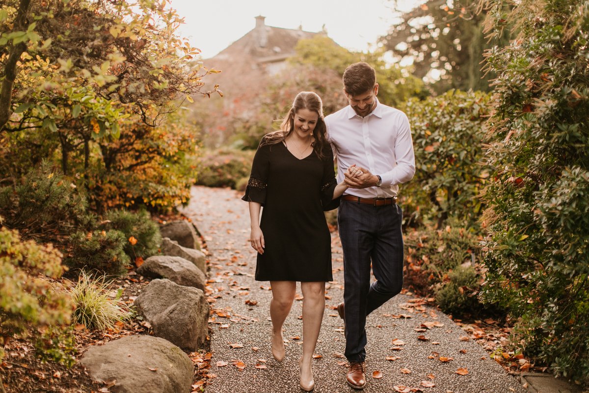 engagement photos at cecil green park house