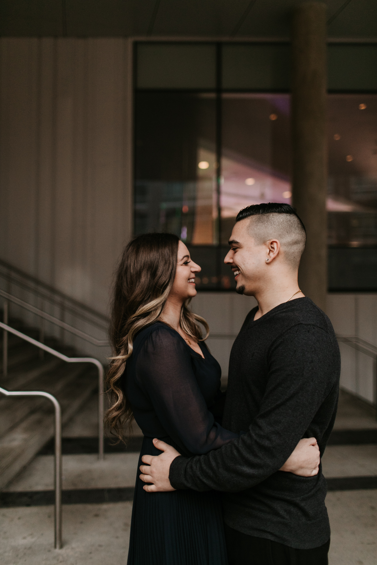 downtown vancouver engagement photos