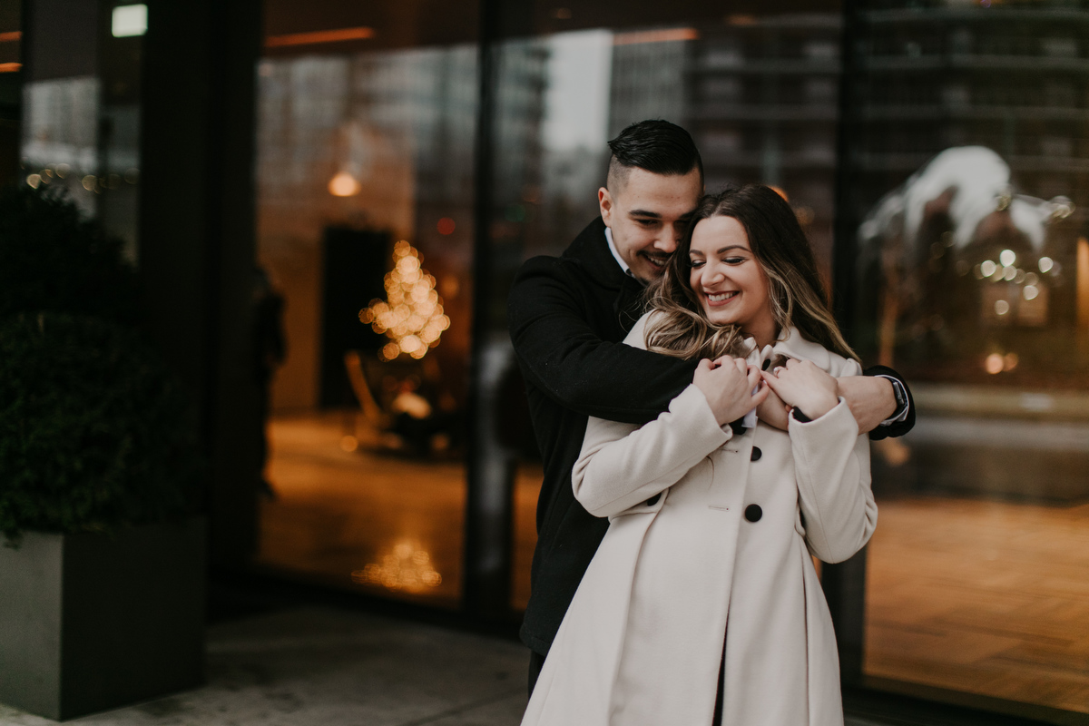 downtown vancouver engagement photos