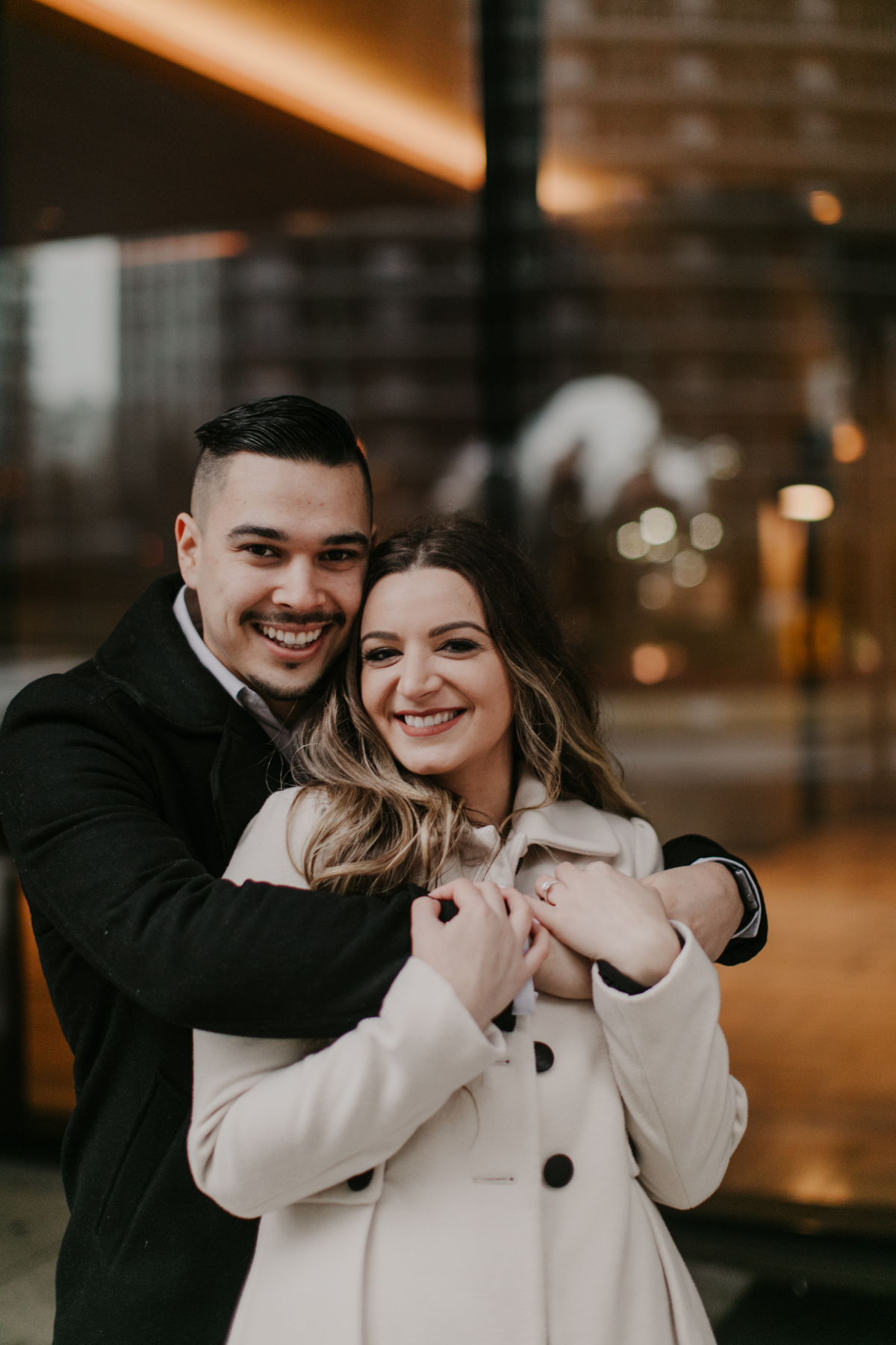 downtown vancouver engagement photos
