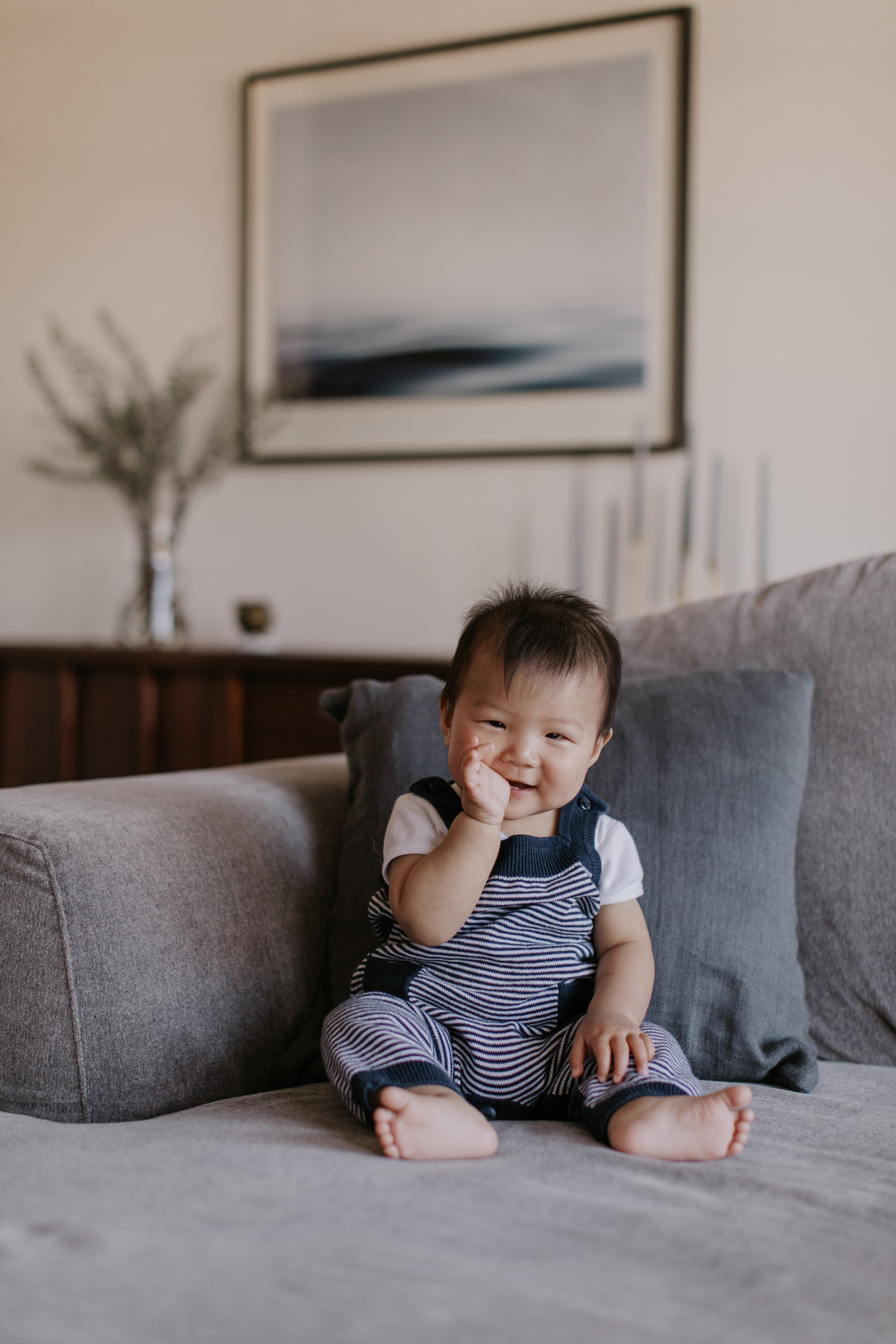 at home family session in vancouver