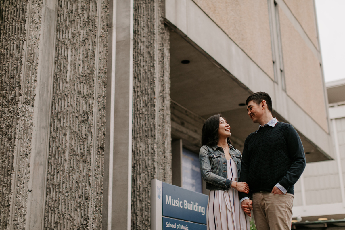 ubc engagement session springtime