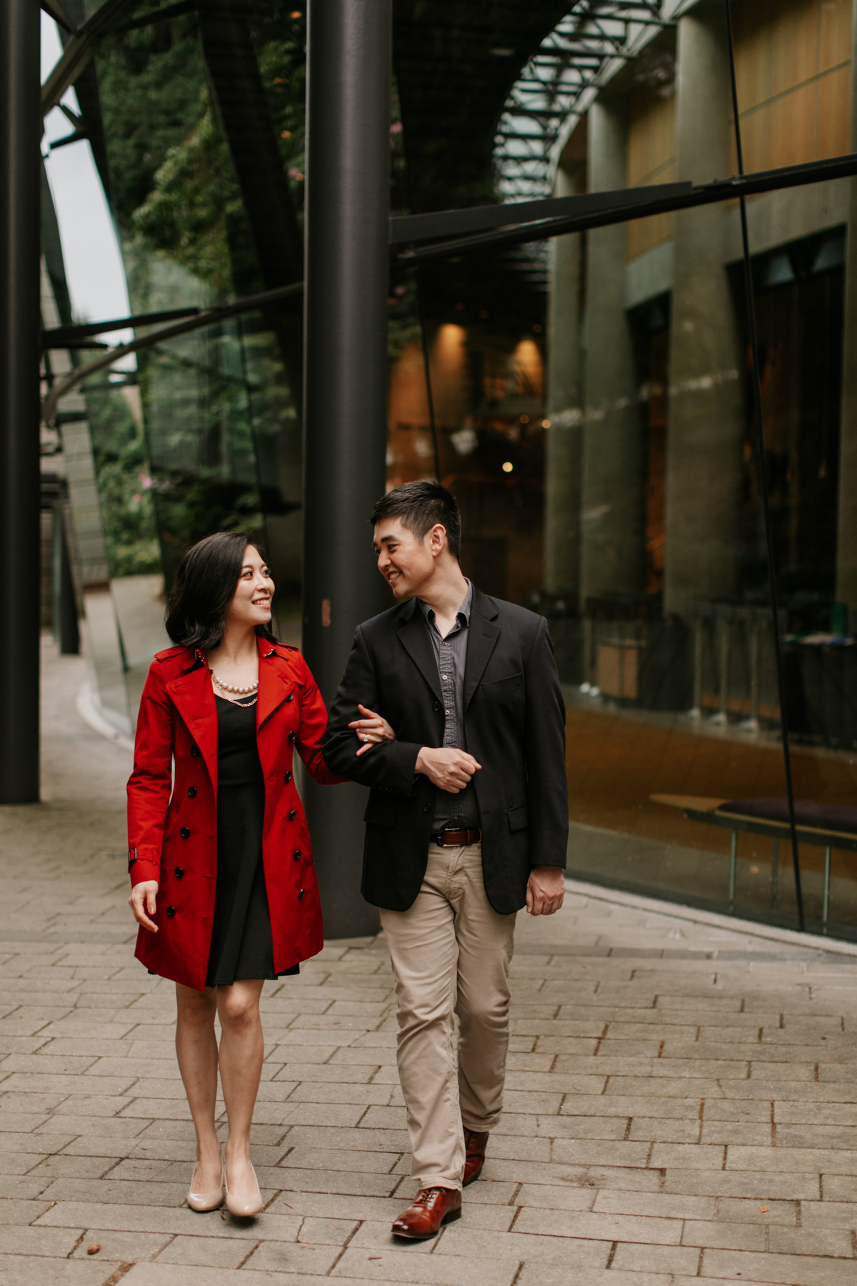 ubc engagement session springtime