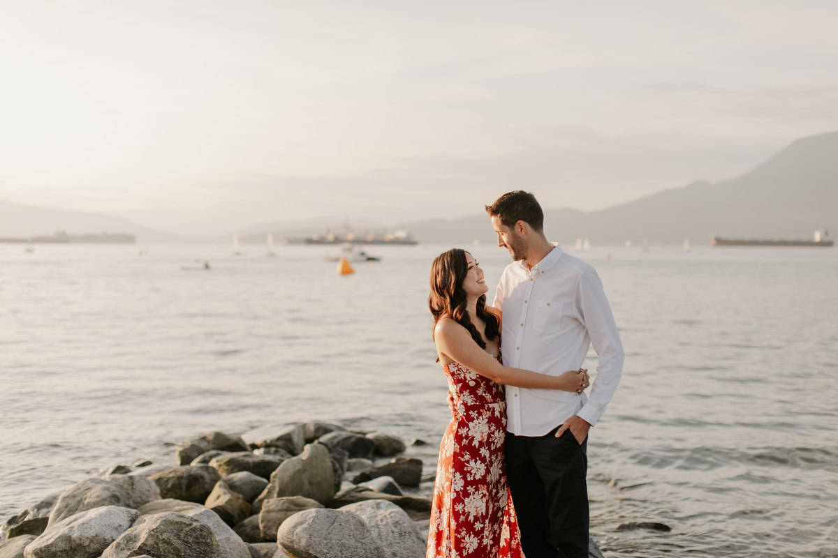 Jericho Beach Engagement Session