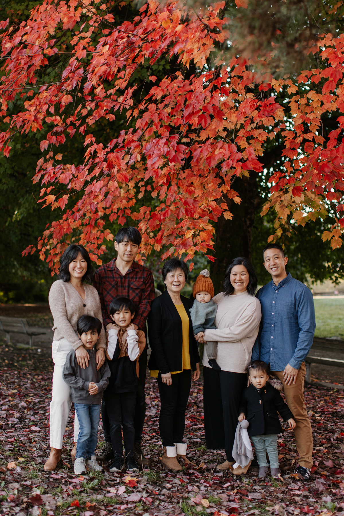 Fall Family Photos in Vancouver