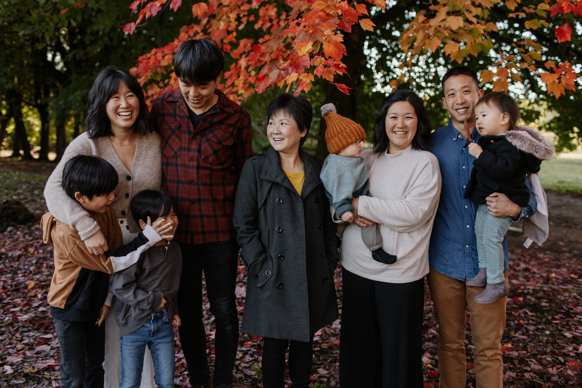 Fall Family Photos in Vancouver