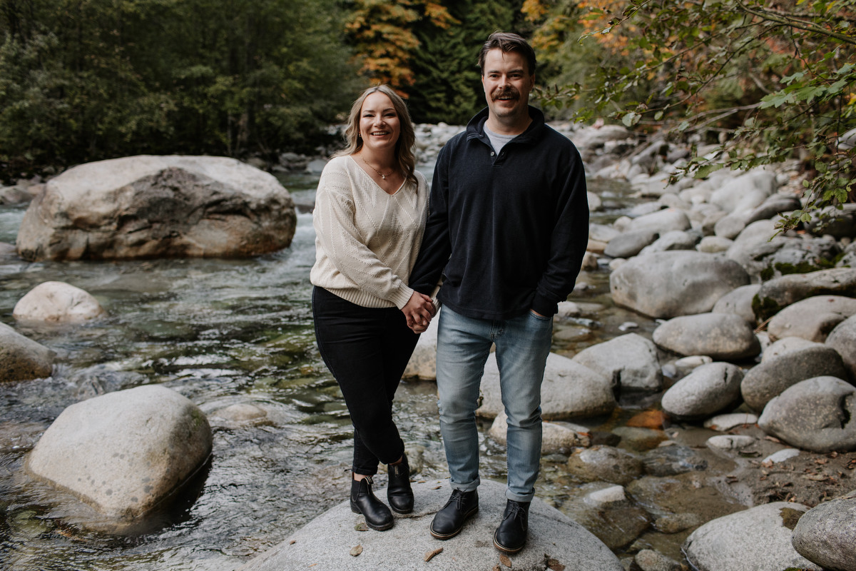 Lynn Canyon Engagement Photos