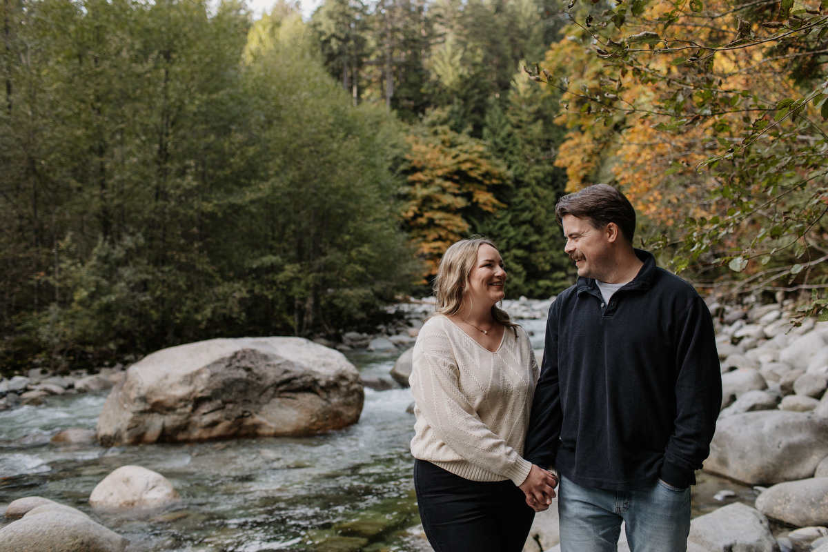 Lynn Canyon Engagement Photos