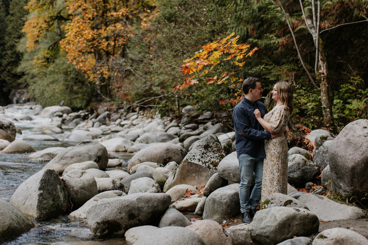 Lynn Canyon Engagement Photos