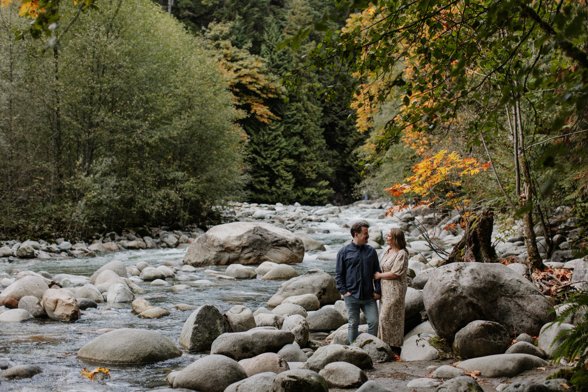 Lynn Canyon Engagement Photos