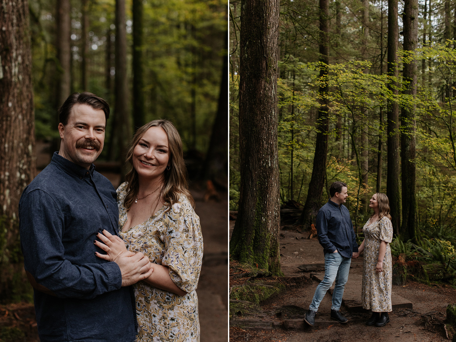 Lynn Canyon Engagement Photos