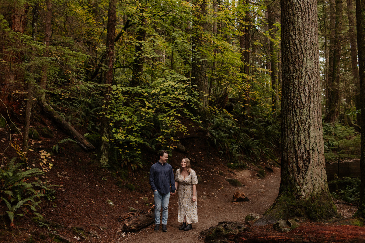 Lynn Canyon Engagement Photos
