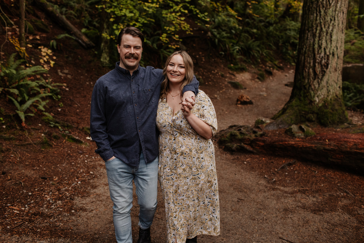 Lynn Canyon Engagement Photos