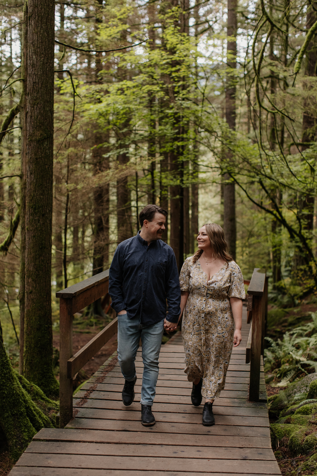 Lynn Canyon Engagement Photos