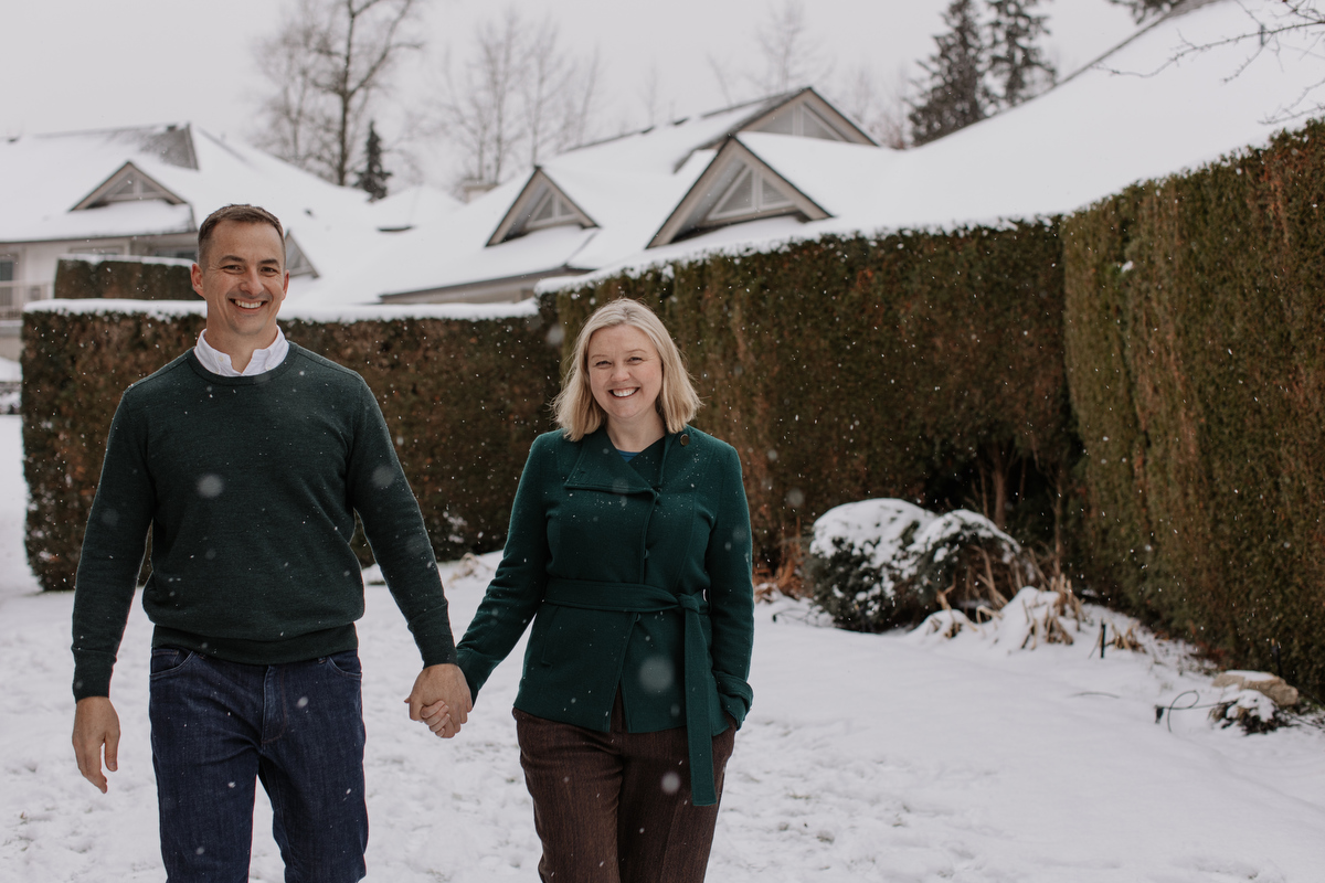 Winter Snow Vancouver Family Photos