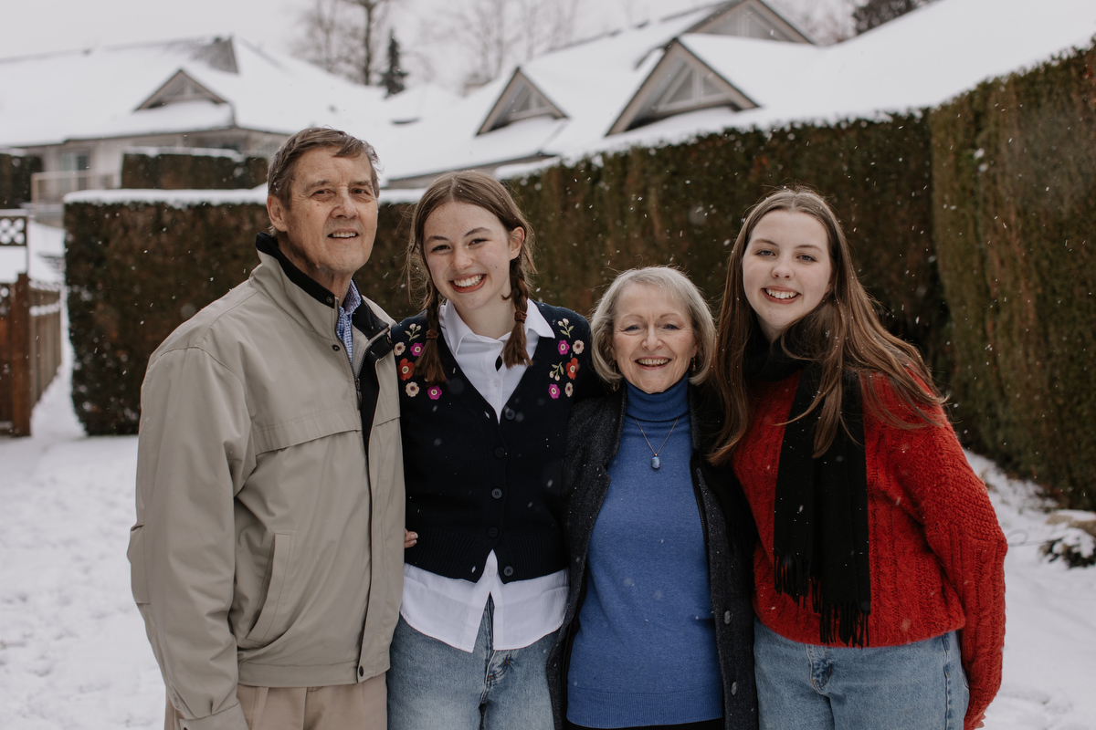 Winter Snow Vancouver Family Photos