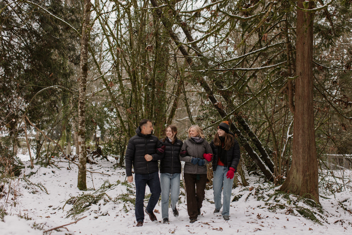 Winter Snow Vancouver Family Photos