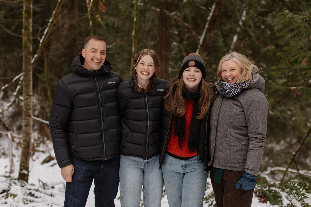 Winter Snow Vancouver Family Photos