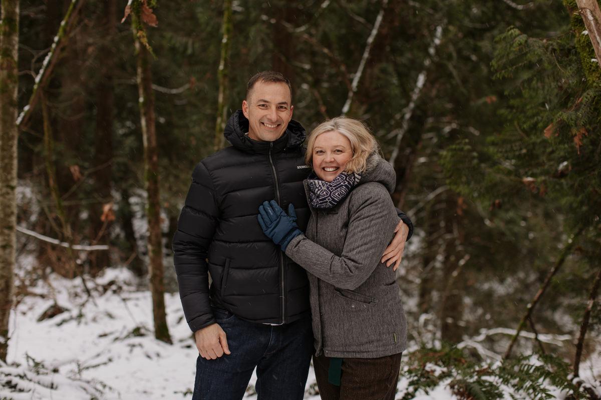 Winter Snow Vancouver Family Photos