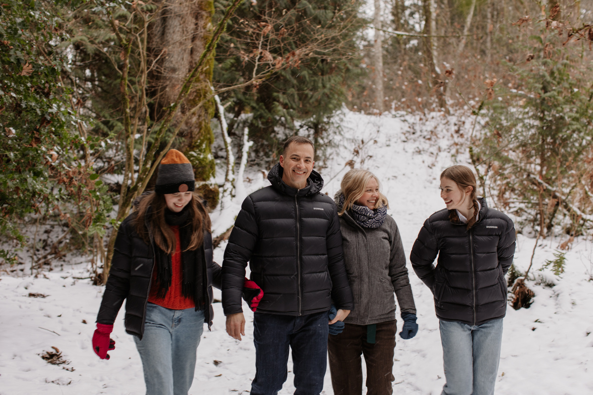 Winter Snow Vancouver Family Photos