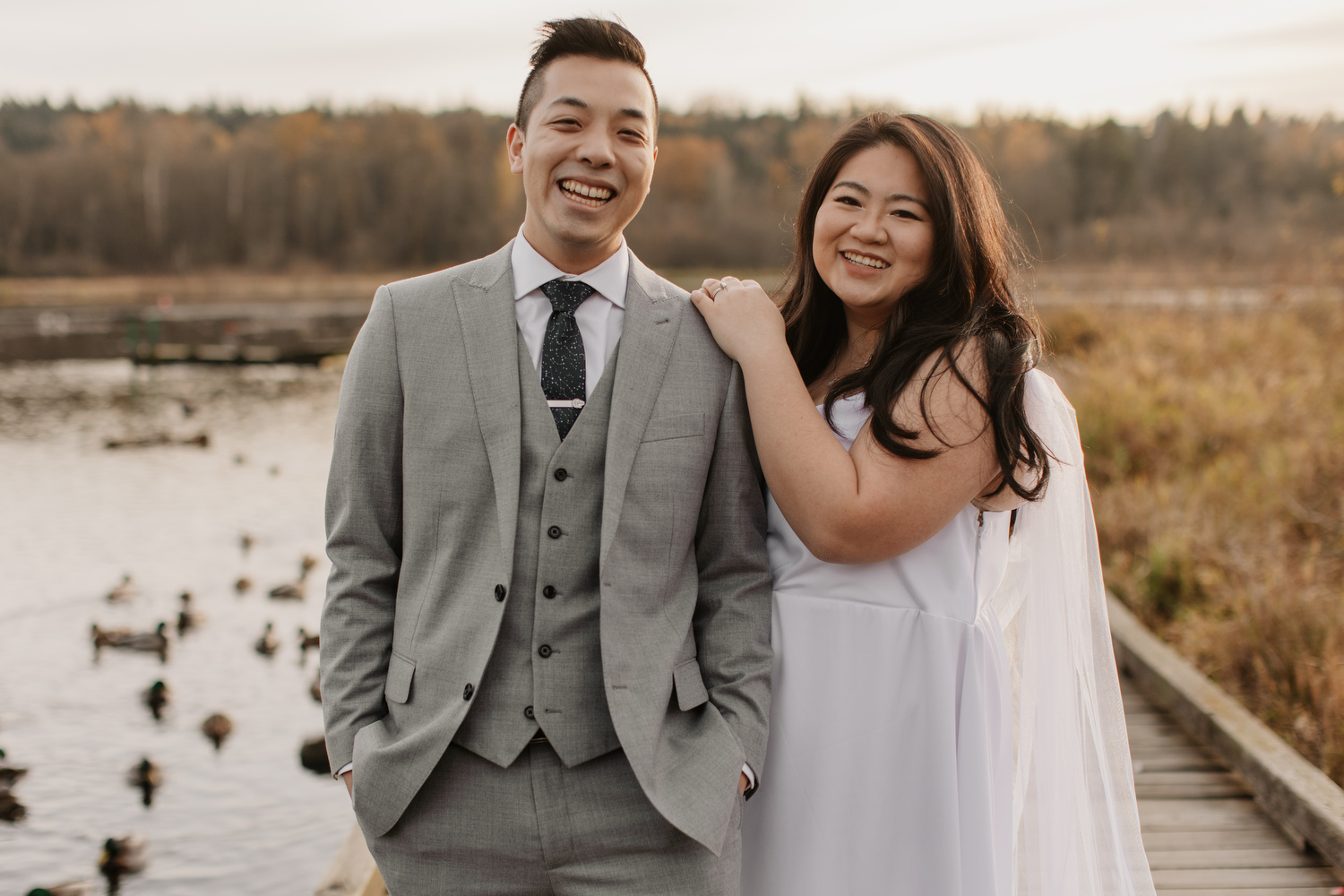 Burnaby Lake Wedding Photos